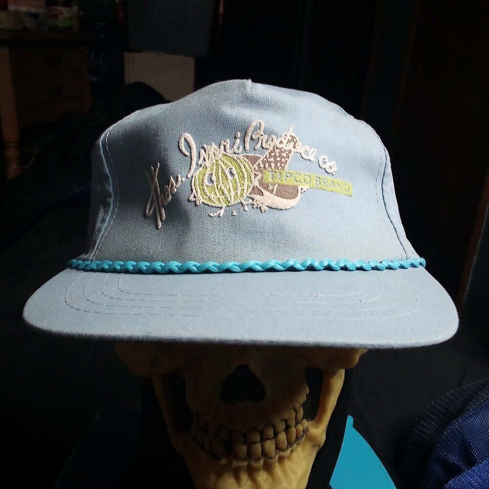 Vintage Tipco Brand Thos. Isori Produce Company Rope Strap Hat Cap